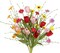 6 Pcs Artificial Wildflowers – Tulips & Daisies Faux Silk Flowers for Spring Weddings, Parties, Valentine’s, Easter, Home Décor & Table Centerpieces